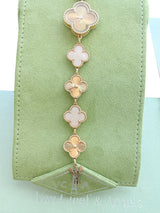 Van Cleef & Arpels Sweet Alhambra 4 Motifs Mother Of Pearl Watch 18K Rose Gold