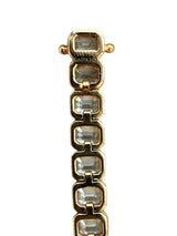 Anita Ko 42 Emerald Cut Bezel Diamond Tennis Bracelet In 18K Rose Gold