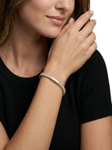 Anita Ko 42 Emerald Cut Bezel Diamond Tennis Bracelet In 18K Rose Gold
