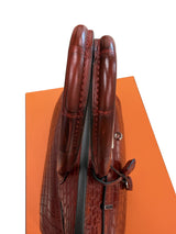 Hermes Birkin 30 Rouge H Matte Alligator With Palladium Hardware Handbag