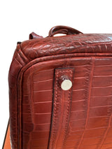 Hermes Birkin 30 Rouge H Matte Alligator With Palladium Hardware Handbag
