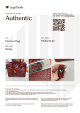 Hermes Birkin 30 Rouge H Matte Alligator With Palladium Hardware Handbag