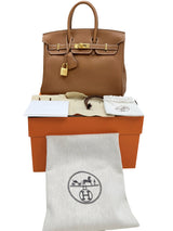 Hermes Birkin 25 Gold Togo Leather With Gold Hardware