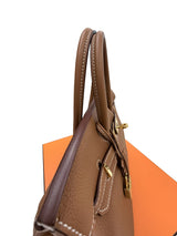 Hermes Birkin 25 Gold Togo Leather With Gold Hardware