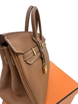 Hermes Birkin 25 Gold Togo Leather With Gold Hardware