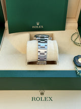 Rolex Oyster Perpetual 31mm Midsize Steel Pink Dial Ladies Watch 177200