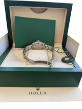 Rolex Oyster Perpetual 31mm Midsize Steel Pink Dial Ladies Watch 177200