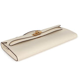 Hermès Kelly Cut Nata Swift Leather With Gold Hardware