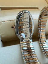 Bulgari Serpenti Tubogas Tadao Ando Limited Edition 18K Gold Steel Watch SP35SPG