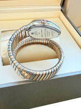 Bulgari Serpenti Tubogas Tadao Ando Limited Edition 18K Gold Steel Watch SP35SPG