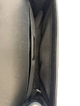 Chanel Quilted Calfskin Leather Medium Boy Top Handle Flap Handbag Black