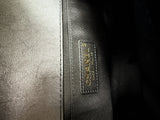 Chanel Quilted Calfskin Leather Medium Boy Top Handle Flap Handbag Black
