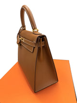 Hermès Kelly Sellier 28 Gold Epsom Leather With Gold Hardware