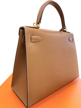 Hermès Kelly Sellier 28 Gold Epsom Leather With Gold Hardware