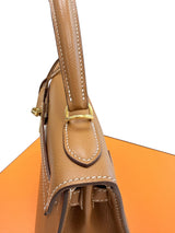 Hermès Kelly Sellier 28 Gold Epsom Leather With Gold Hardware
