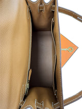 Hermès Kelly Sellier 28 Gold Epsom Leather With Gold Hardware