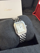 Cartier Mini Panthère De Cartier Watch Silver Dial Steel Ladies Watch WSPN0012