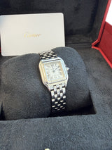 Cartier Mini Panthère De Cartier Watch Silver Dial Steel Ladies Watch WSPN0012