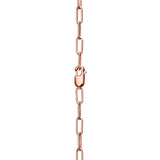Tiffany & Co Medium Tiffany Lock Pendant Rose Gold with Pavé Diamonds