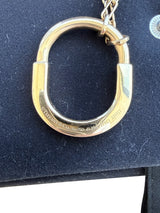 Tiffany & Co Medium Tiffany Lock Pendant Rose Gold with Pavé Diamonds