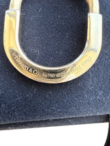 Tiffany & Co Medium Tiffany Lock Pendant Rose Gold with Pavé Diamonds