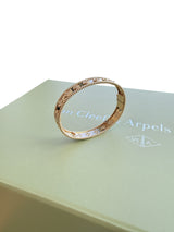 Van Cleef & Arpels Perlée Clovers Large Model Bracelet 18K Rose Gold