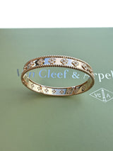 Van Cleef & Arpels Perlée Clovers Large Model Bracelet 18K Rose Gold