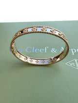 Van Cleef & Arpels Perlée Clovers Large Model Bracelet 18K Rose Gold