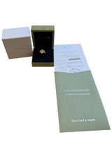 Van Cleef & Arpels Vintage Alhambra Mother Of Pearl Diamond Ring 18K Yellow Gold