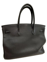 Hermes Birkin 40 Black Ardennes Leather With Gold Hardware