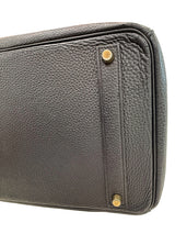 Hermes Birkin 40 Black Ardennes Leather With Gold Hardware