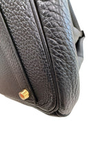 Hermes Birkin 40 Black Ardennes Leather With Gold Hardware