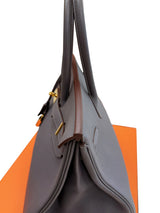 Hermes Birkin 35 Etain Togo Leather With Gold Hardware Handbag