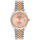 Rolex Datejust 31mm Midsize Ladies Steel Gold Two-Tone Jubilee Pink Dial 278271