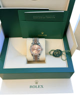 Rolex Datejust 31mm Midsize Ladies Steel Gold Two-Tone Jubilee Pink Dial 278271