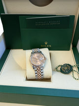 Rolex Datejust 31mm Midsize Ladies Steel Gold Two-Tone Jubilee Pink Dial 278271