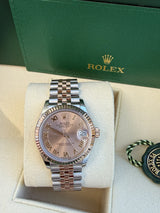 Rolex Datejust 31mm Midsize Ladies Steel Gold Two-Tone Jubilee Pink Dial 278271
