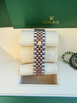 Rolex Datejust 31mm Midsize Ladies Steel Gold Two-Tone Jubilee Pink Dial 278271