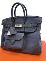 Hermès Birkin Cargo 25 Gris Misty Swift and Toile Canvas Palladium Hardware