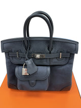 Hermès Birkin Cargo 25 Gris Misty Swift and Toile Canvas Palladium Hardware