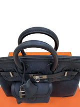 Hermès Birkin Cargo 25 Gris Misty Swift and Toile Canvas Palladium Hardware