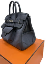 Hermès Birkin Cargo 25 Gris Misty Swift and Toile Canvas Palladium Hardware