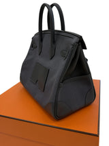 Hermès Birkin Cargo 25 Gris Misty Swift and Toile Canvas Palladium Hardware