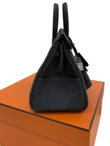 Hermès Birkin Cargo 25 Gris Misty Swift and Toile Canvas Palladium Hardware