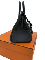 Hermès Birkin Cargo 25 Gris Misty Swift and Toile Canvas Palladium Hardware