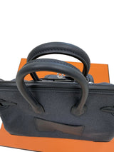 Hermès Birkin Cargo 25 Gris Misty Swift and Toile Canvas Palladium Hardware