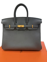 Hermès Birkin 25 Vert Amande Togo Leather With Gold Hardware Handbag