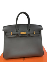 Hermès Birkin 25 Vert Amande Togo Leather With Gold Hardware Handbag