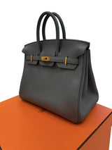 Hermès Birkin 25 Vert Amande Togo Leather With Gold Hardware Handbag