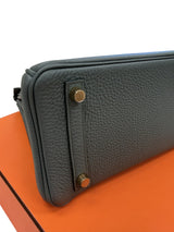 Hermès Birkin 25 Vert Amande Togo Leather With Gold Hardware Handbag